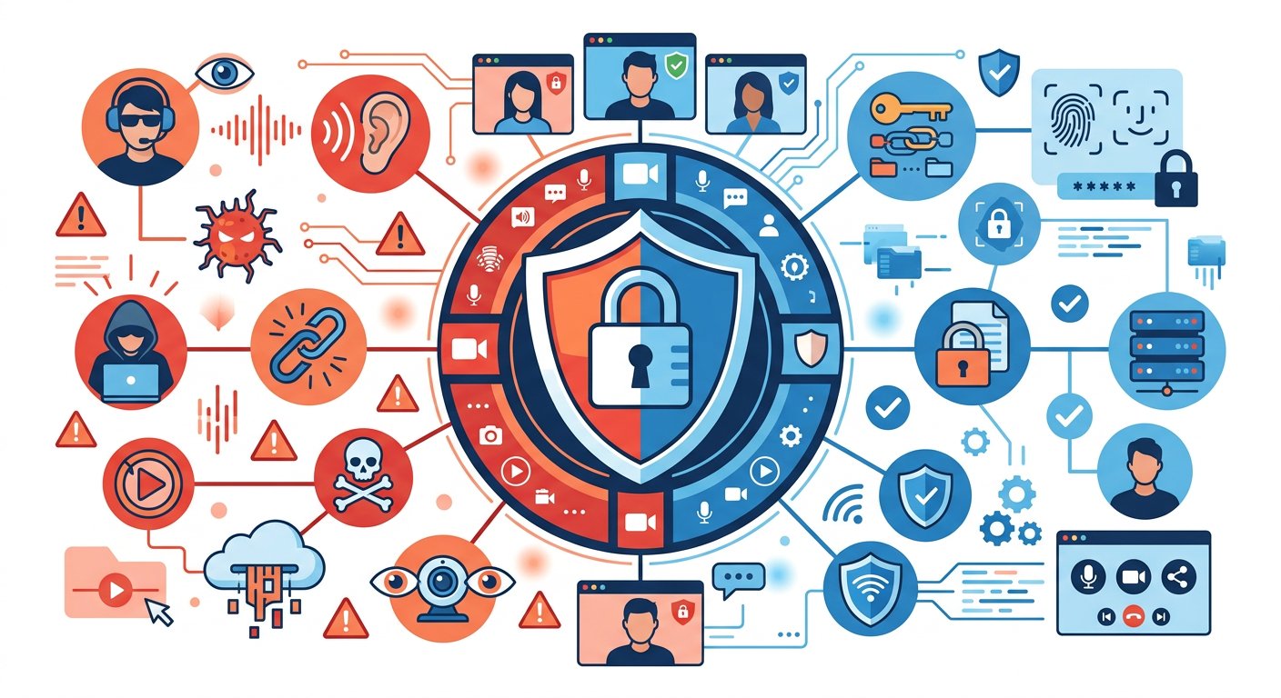 Privacy concerns infographic for video chat platforms in 2026